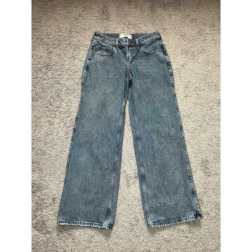 Hollister Women's Low Rise Baggy Jeans Size 0R W25